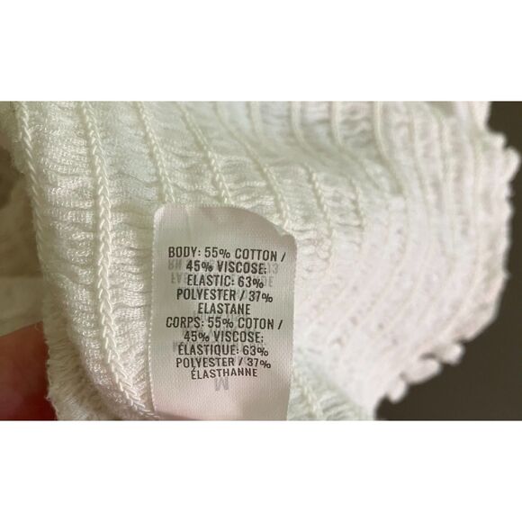 Aerie ruffle strap sleeveless smocked crop top - Picture 5 of 8